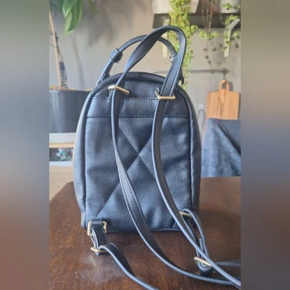 Euc GUESS Black Mini Backpack - Picture 3 of 4